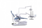 Стоматологическая установка CQ-216 (СО-003М-01) голубой, верхняя подача