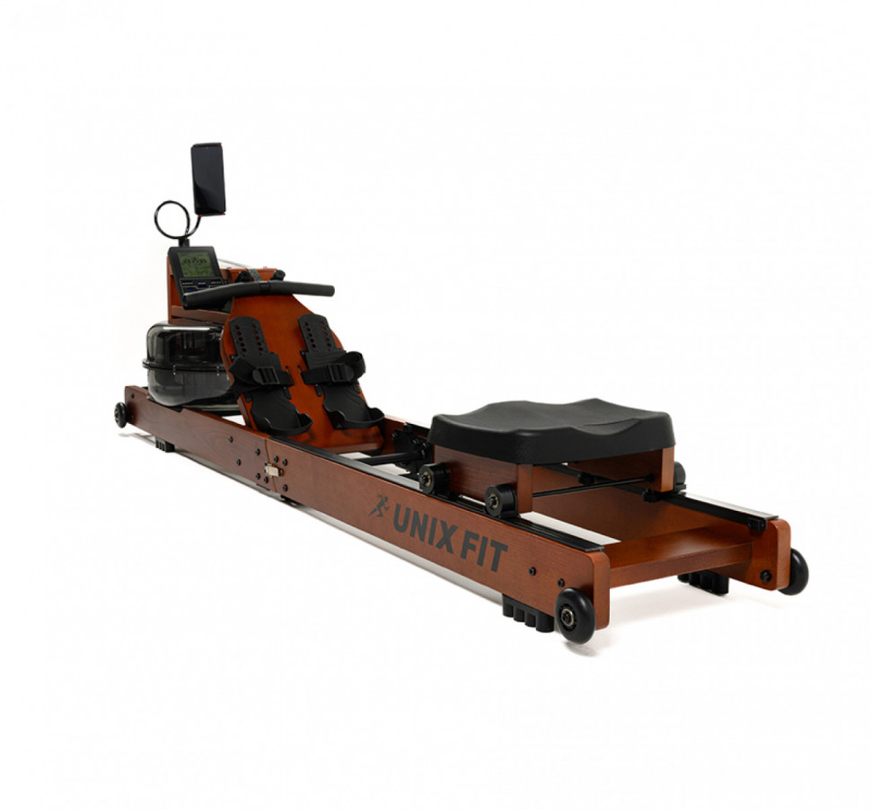 Гребной тренажер UNIXFIT Wood Rower Dark Гребной тренажер UNIXFIT Wood Rower Dark